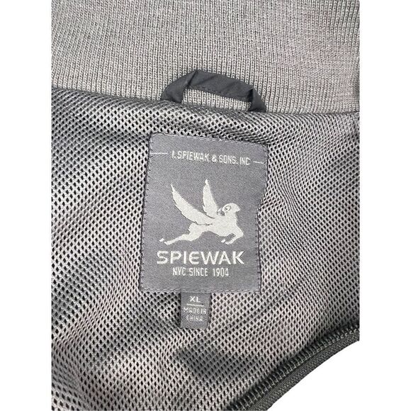 Spiewak & Sons Authentic Gray Lightweight Zip Up Bomber Jacket Men’s XL - Picture 6 of 7
